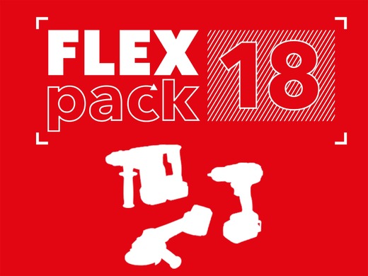 Flex PACK 18V - 3stroje za jednu cenu